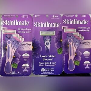 Bundle Of 3 Skintimate woman’s  Razors